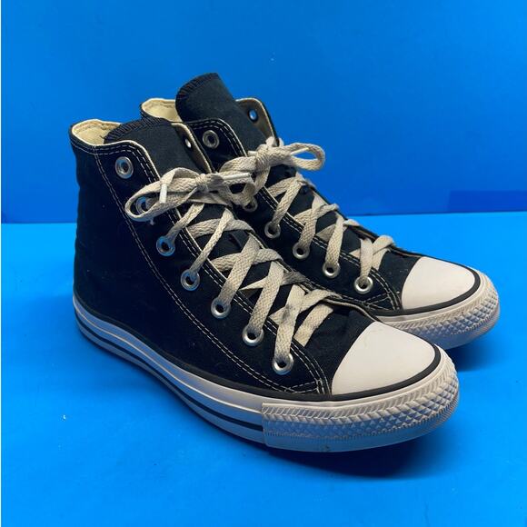 Converse Unisex CT All Star Hi Black Casual Shoes Sneakers Size M 5 W 7 - Picture 2 of 11